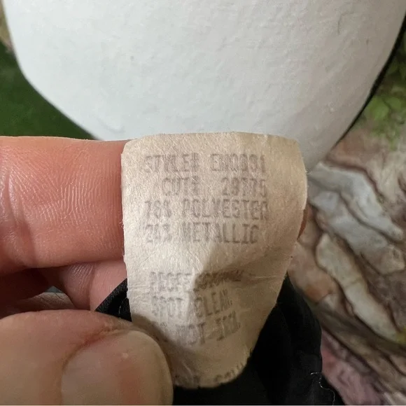 VINTAGE NICOLE MILLER SIGNATURE Y2K Whimsigoth Taffeta Dress, 6 - Picture 15 of 16